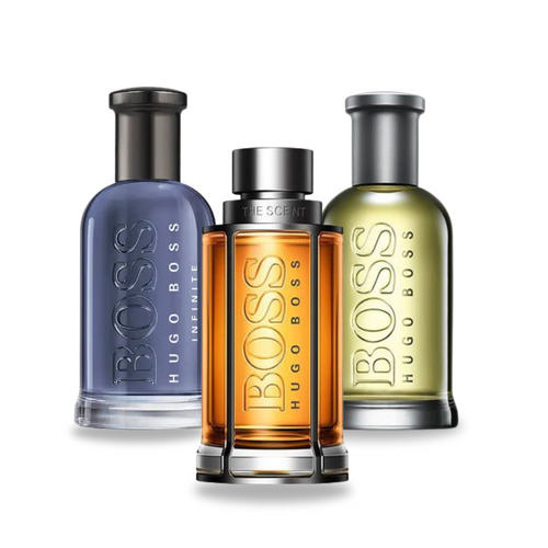 3 Parfümkombinationen – Boss Bottled Infinite, Boss The Scent und Boss Bottled